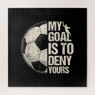 Puzzle Mon But Est De Refuser Votre Gardien De Football D