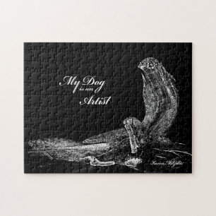 Puzzle Mon Chien Est Un Artiste Art Abstrait