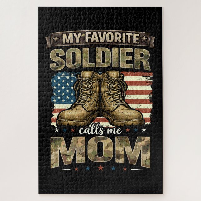 Puzzle Mon soldat préféré m'appelle maman (Vertical)