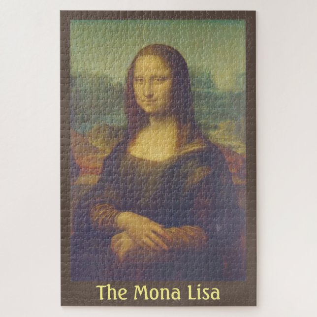 Puzzle Mona Lisa par Leonardo Da Vinci Art (Vertical)