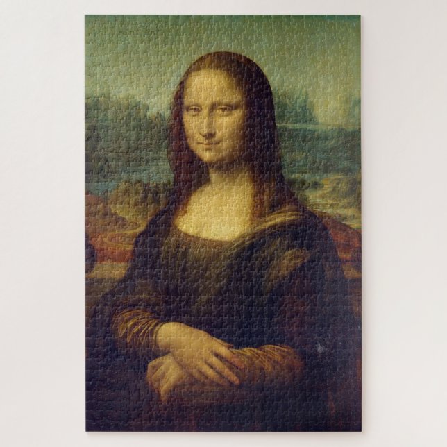 Puzzle Mona Lisa Puzzle-Famous Portrait de Leonardo da V. (Vertical)
