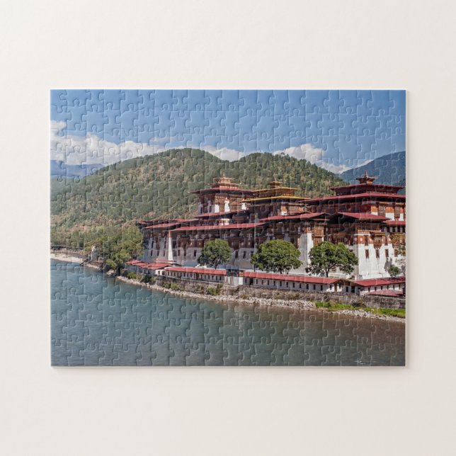 Puzzle Monastère de Punakha Dzong - Bhoutan, Asie (Horizontal)