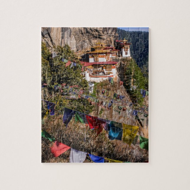 Puzzle Monastère du nid de tigre, Bhoutan (Vertical)
