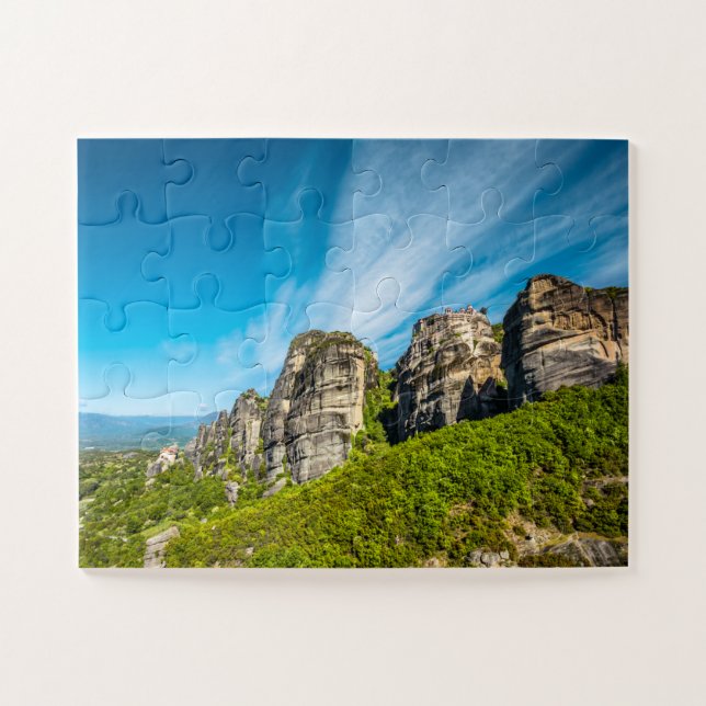 Puzzle monastères de pierres de Meteora, Grèce (Horizontal)