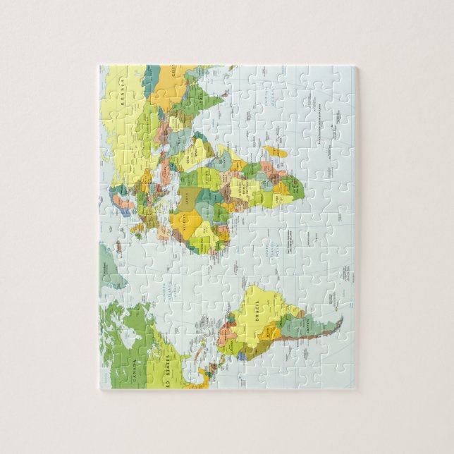 Puzzle monde+carte+globe+pays+atlas (Vertical)
