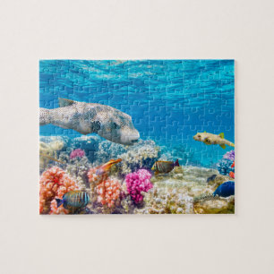 Puzzle Monde sous-marin de mer de belle nature