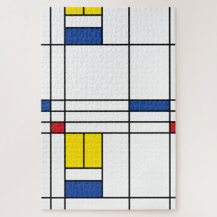 Puzzle Mondrian II Minimaliste De Stijl Art Moderne
