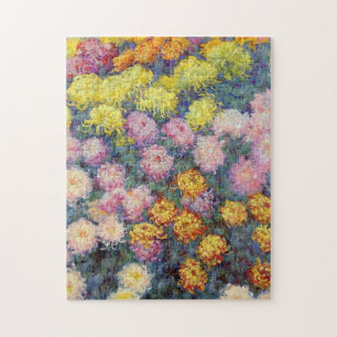 Puzzle Monet - Bed of Chrysanthemums