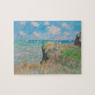 Puzzle Monet Cliff Walk à Pourvil Impressionist Painting