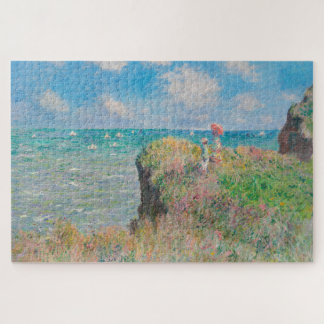 Puzzle Monet Cliff Walk à Pourvil Impressionist Painting