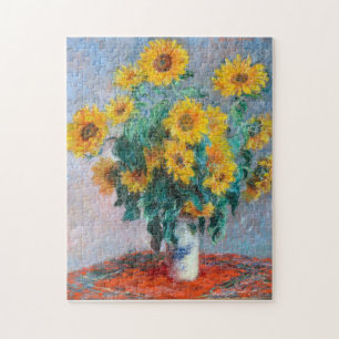 Puzzle Monet France Bouquet Tournesols Impressionniste Pe