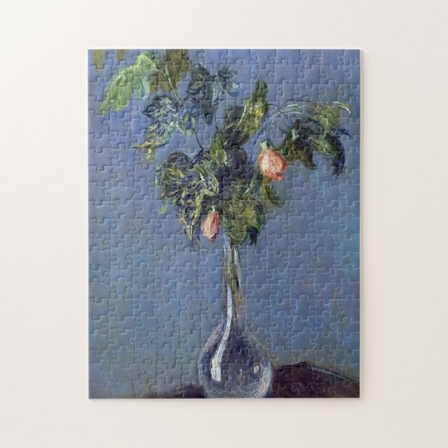 Puzzle Monet France Fleurs dans une peinture de vase Impr (Vertical)