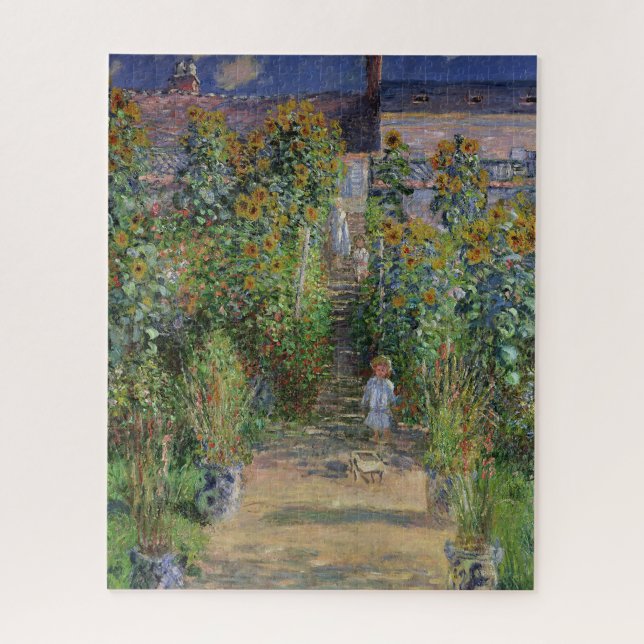 Puzzle Monet Garden Vetheuil Impressionim Peinture (Vertical)