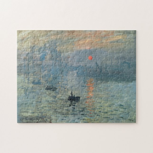 Puzzle Monet Impression Sunrise Soleil Levant Peinture Le (Horizontal)