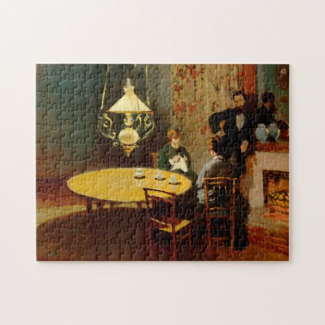 Puzzle Monet Intérieur Après Le Dîner Art (Horizontal)