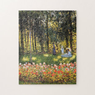 Puzzle Monet - La famille des artistes dans le jardin
