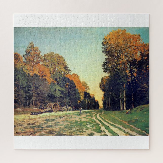 Puzzle Monet - La route de Chailly à Fontainebleau (Vertical)