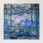 Puzzle Monet - Lys d'eau (rose) 1919 peinture<br><div class="desc">Water Lilies (rose) 1919 célèbre peinture impressionniste de Claude Monet—belle</div>