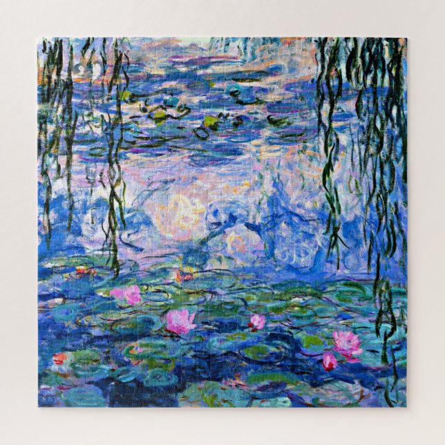 Puzzle Monet - Lys d'eau (rose) 1919 peinture (Vertical)