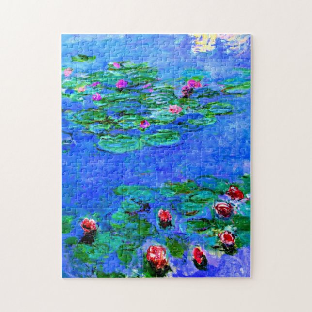 Puzzle Monet - Lys d'eau (rouge) (Vertical)