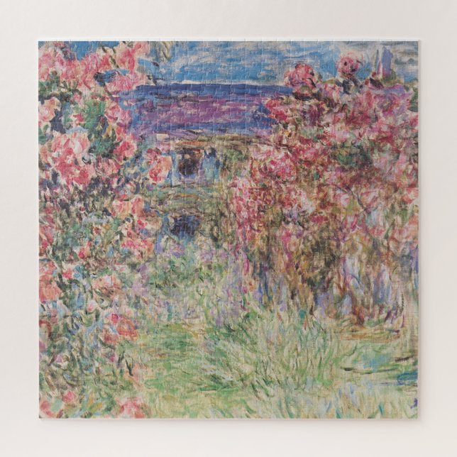 Puzzle Monet - Maison entre Roses (Vertical)