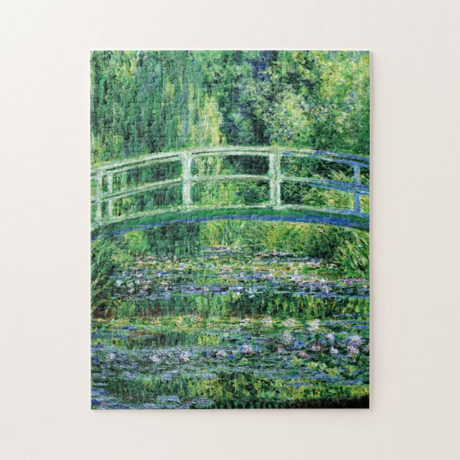 Puzzle Monet Water Lilies et le pont japonais Fine Art (Vertical)