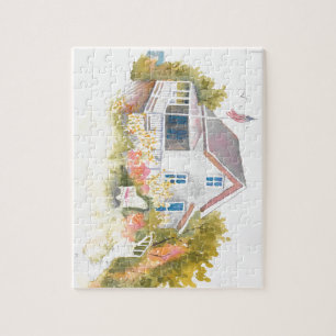 Puzzle Monhegan Cottage J Kilburn
