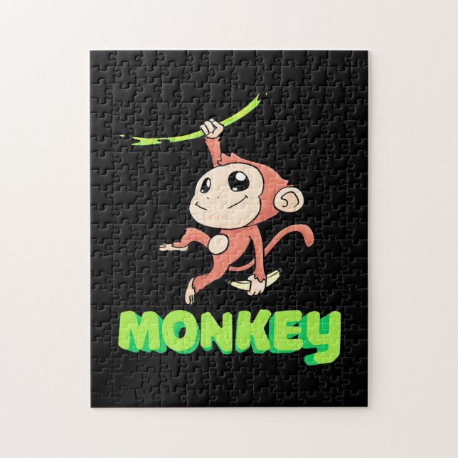 Puzzle Monkey Banana (Vertical)