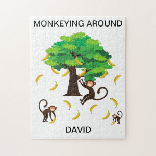 Puzzle "Monkeying Around" pour les enfants avec le