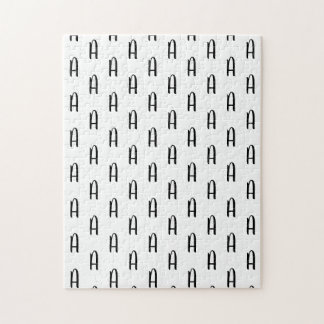 Puzzle Monogramme Cursif Frustrant