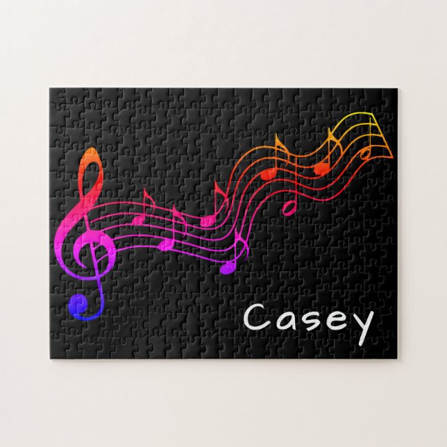 Puzzle Monogramme Musique difficile difficile mal extrême (Horizontal)