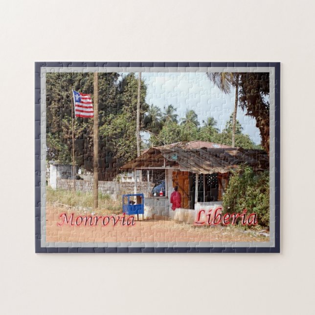 Puzzle Monrovia - Liberia - (Horizontal)