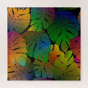 Puzzle Monstère exotique : Feuilles de palme Vintage