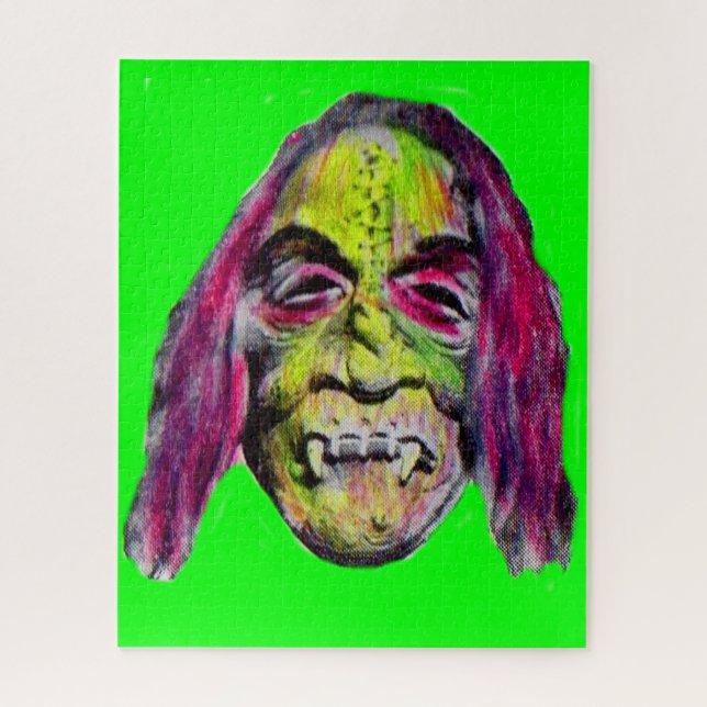 Puzzle monstre d'horreur effrayant (Vertical)