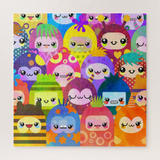 Puzzle Monstres Kawaii super colorés