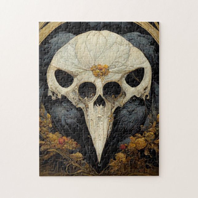 Puzzle Monstrous Corbeau Horreur Goth Gothique (Vertical)