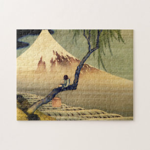 Puzzle Mont Fuji Japonais Vintage
