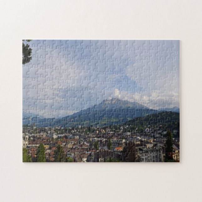 Puzzle Mont Pilatus - Lucerne, Suisse - 11x14 - 252 pcs. (Horizontal)