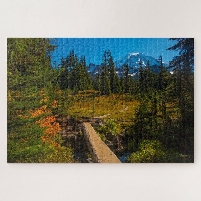 Puzzle Mont Rainer, Spray Park automne (Horizontal)