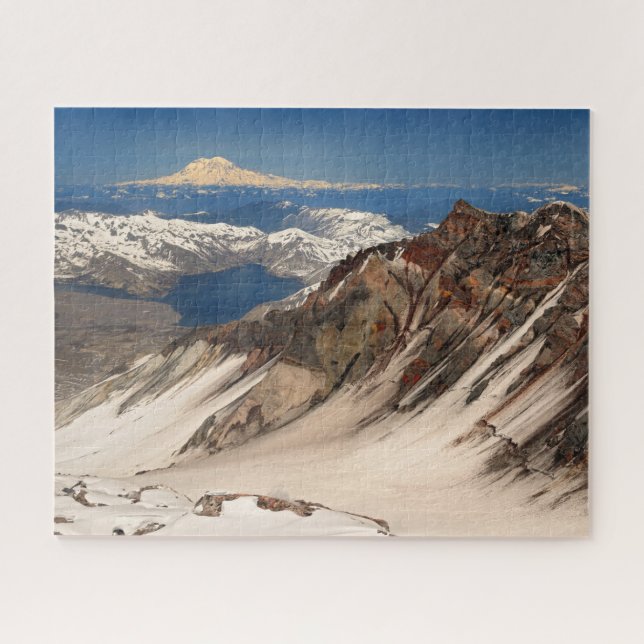 Puzzle Mont Saint Helens Crater Rim et Mont Rainier (Horizontal)