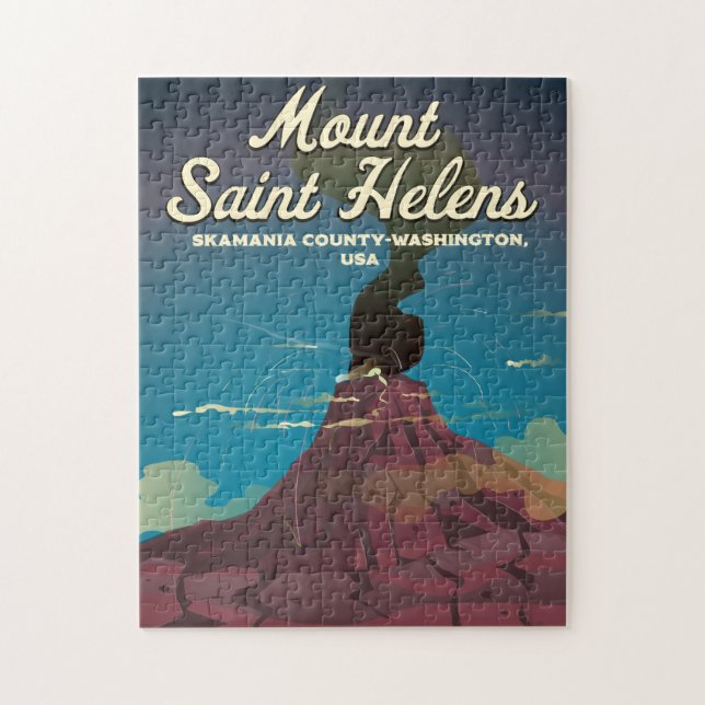 Puzzle Mont Saint Helens Washington États-Unis (Vertical)