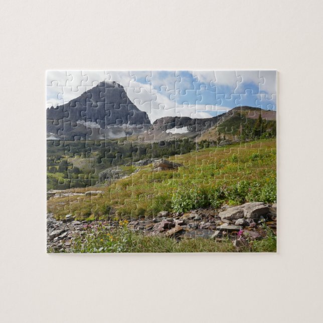 Puzzle Montagne Bearhat et ruisseau glaciaire (Horizontal)