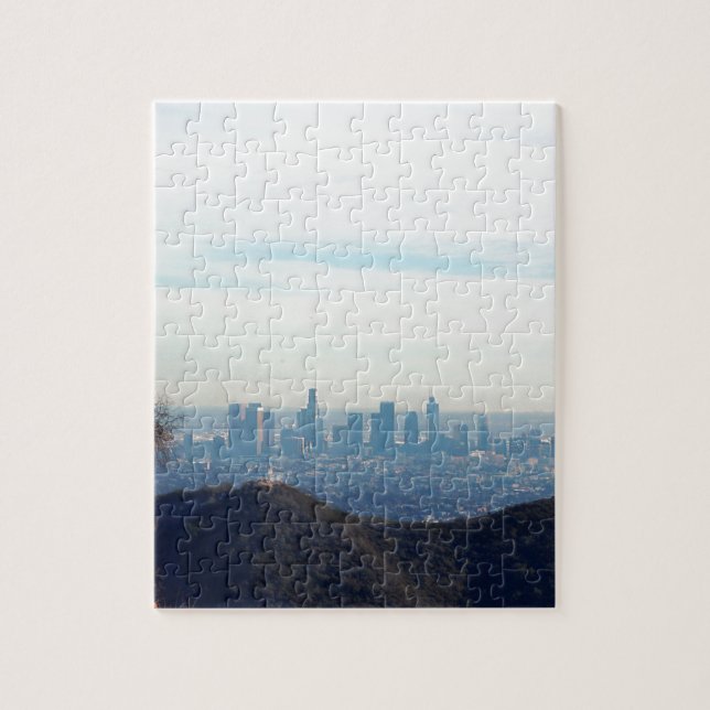 Puzzle Montagne encadrée par LA (Vertical)
