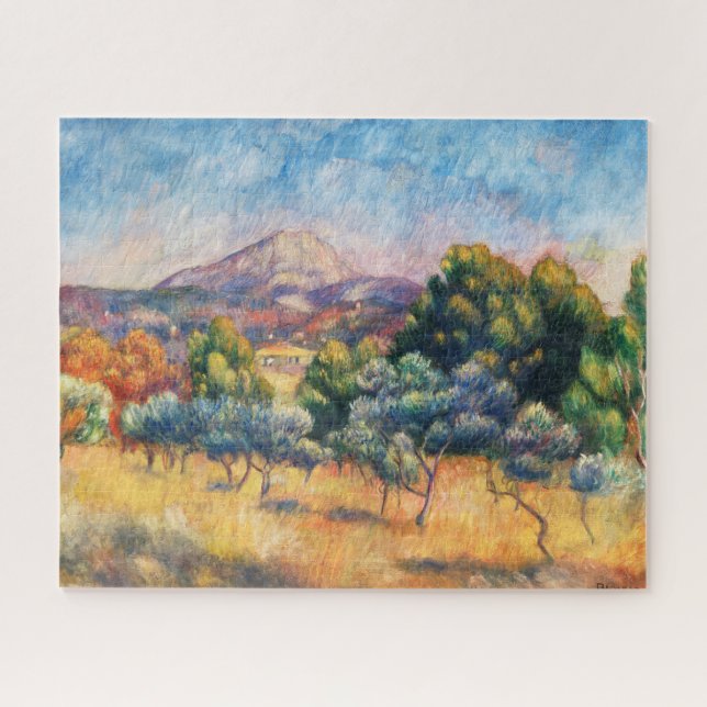 Puzzle Montagne Sainte-Victoire Paysage par Renoir (Horizontal)