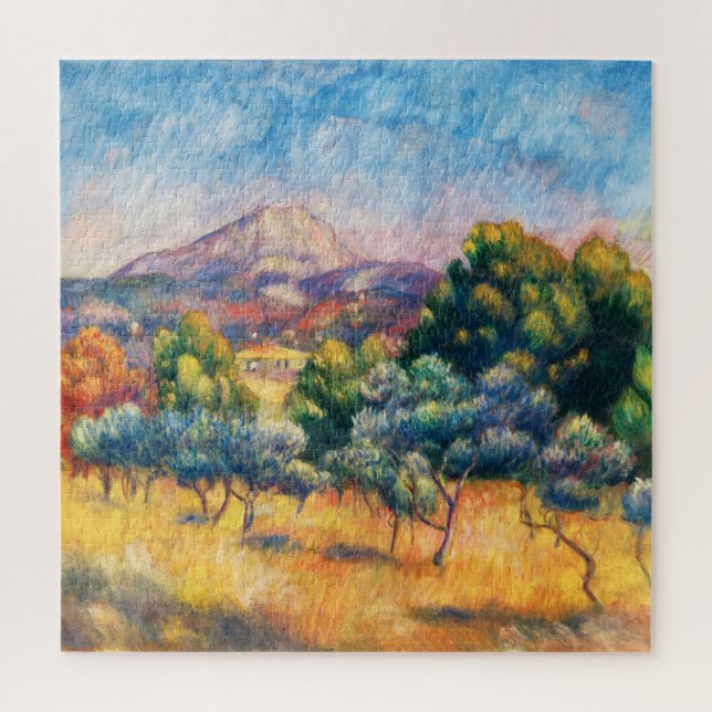 Puzzle Montagne Sainte-Victoire (Paysage) Renoir (Vertical)
