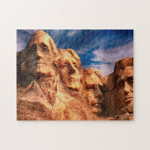 Puzzle Montagne sculptée du Mont Rushmore