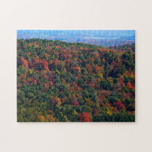 Puzzle Montagnes Appalaches en automne