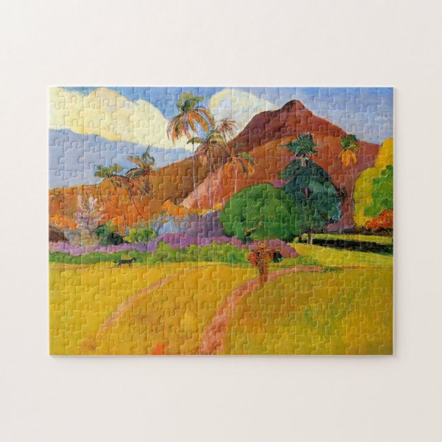 Puzzle "Montagnes au Tahiti" - Paul Gauguin (Horizontal)