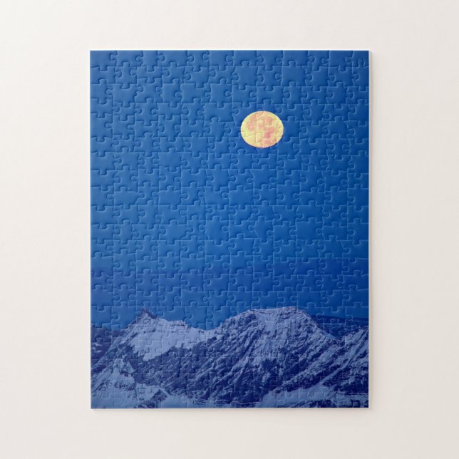 Puzzle Montagnes d'Aravis | Massif du Mont-Blanc (Vertical)