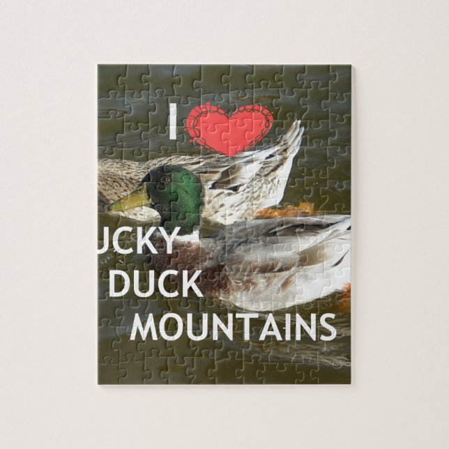 Puzzle Montagnes de canards. (Vertical)